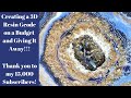 #66- Creating A 3D Resin Geode From Start To Finish, On A Budget!... And Giving It Away!!!