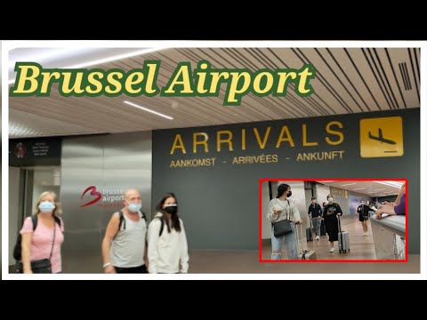 Brussels Airport in Belgium @ Arrivals