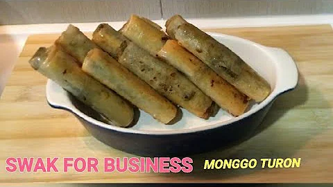 TURON MONGGOSWAK FOR BUSINESS ||Turon With Monggo Filling