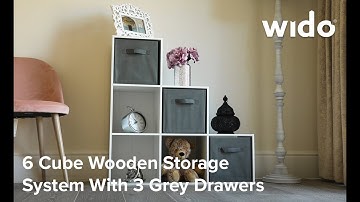 Wido 6 Cube Storage System Product Video (CSTORE6)