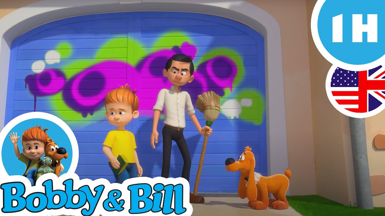 😲 Who's tagging the city ? 🎨 - Bobby and Bill New Compilation