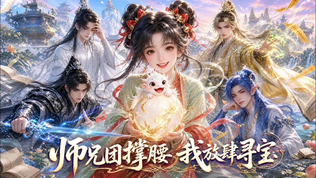💥新劇超上頭！丹符雙開掛女主角，領著臥龍鳳雛師兄闖祕境，瘋狂搶機緣笑到捶桌~~#动漫 #搞笑 #穿越