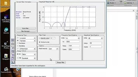 MATLAB # 2 – Audio Signal Processing Using Fdatool (Procesamiento de Audio)