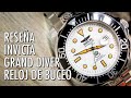 Reseña Invicta Grand Diver 10640 / 3044 / 3045 Reloj Analógico Automatico en Español