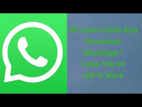 Video: Bagaimana cara mengunduh WhatsApp di ponsel HTC saya?