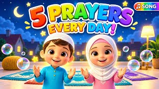 Details 5 Daily Prayers for Kids 🌙 | Learn Salah | Islamic Cartoon Song News
