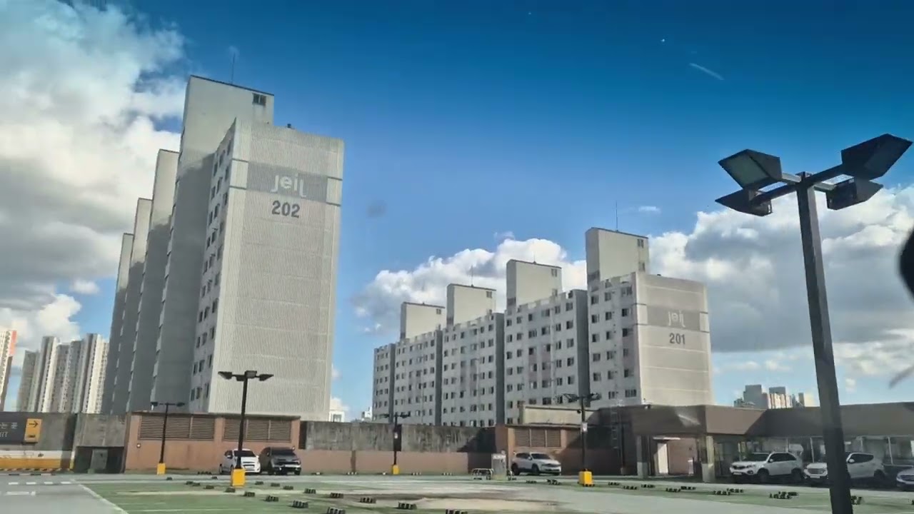 이마트 익산점 주차장 진출입 영상