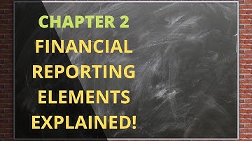 Chapter 2 - Financial Reporting Elements, INTRODUCTION