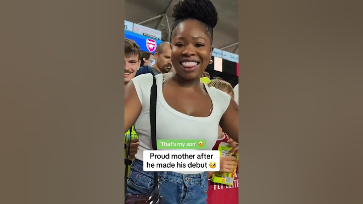 17-year-old Josh Nichols mum after he made his Arsenal debut 🥹❤️