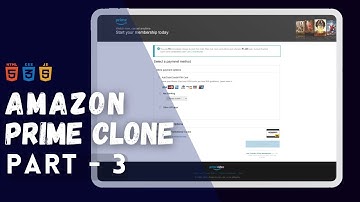 Amazon Prime Video Clone || Part - 3 || HTML || CSS || JavaScript