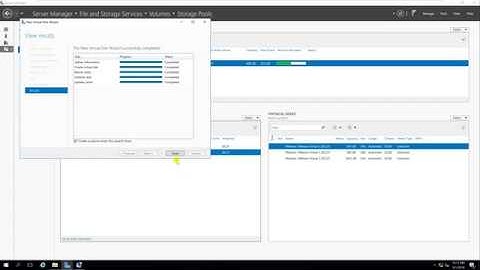 Create a Storage Pool on Windows Server 2016