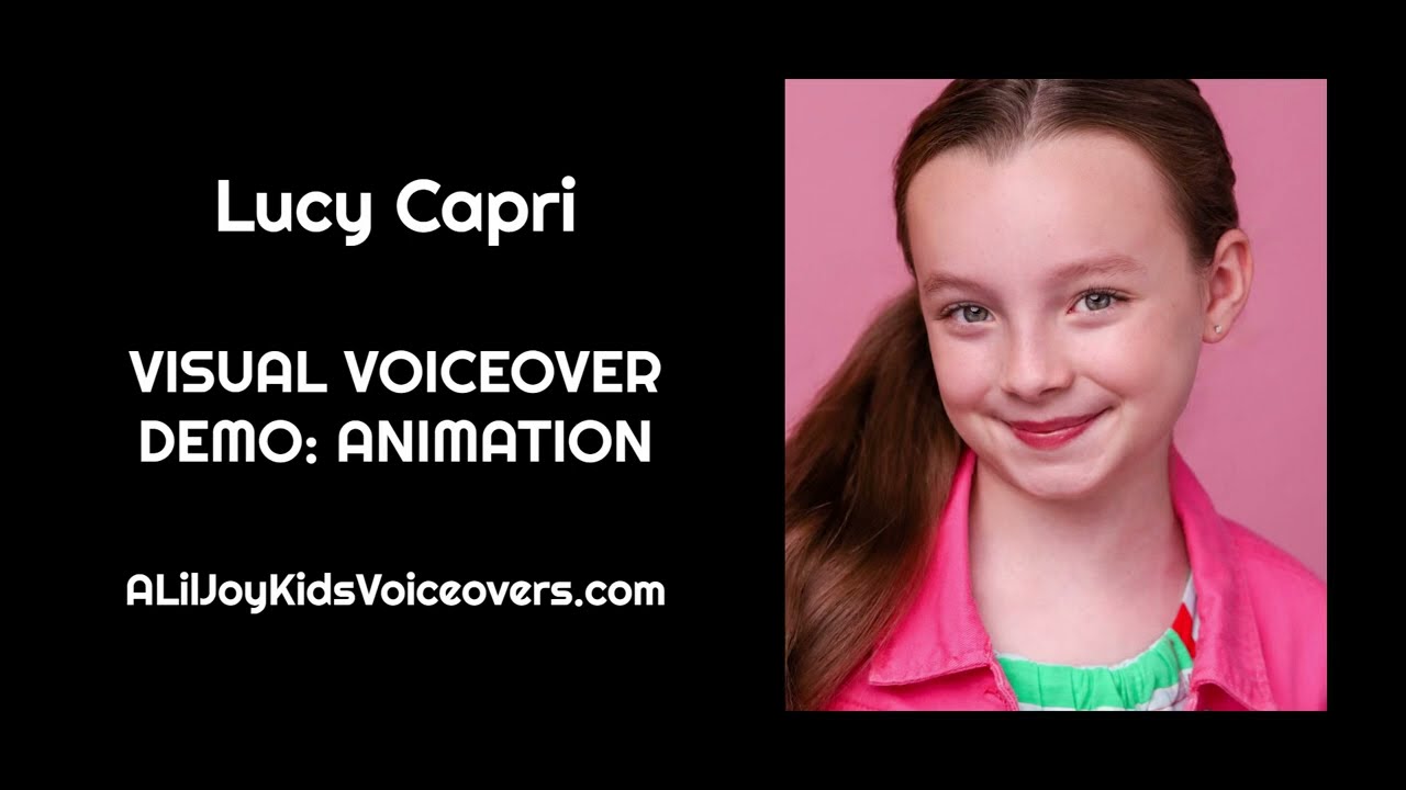 Lucy Capri: Visual Voiceover Demo