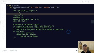 1477. Find Two Non-overlapping Sub-arrays Each With Target Sum | English | Medium