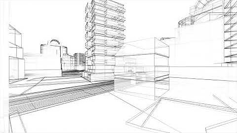 Digital Wire frame City