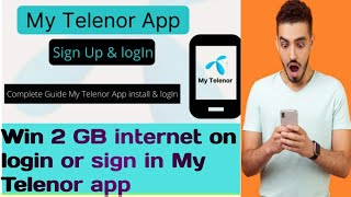 My Telenor app pr free GB's internet|Telenor app login|Telenor app problems solved|free internet mbs screenshot 4