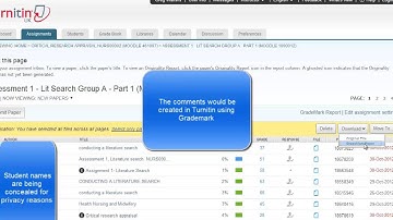 downloading turnitin assignments from submit.ac.uk