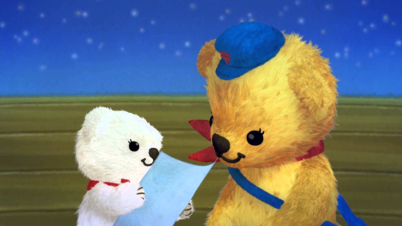 1 ぽすくま「おつきさまへのおてがみ」 - YouTube