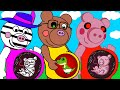 Piggy Vs Siren Head - Roblox Piggy Animation -