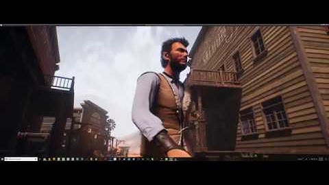 Real-Time Clint Eastwood/Man with No Name Unreal Engine Progress 2