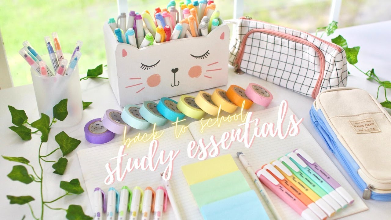 Huge school supplies haul ✨ stationery giveaway 2021 