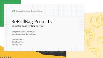 2023 Google Solution Challenge : ReRollBag Projects