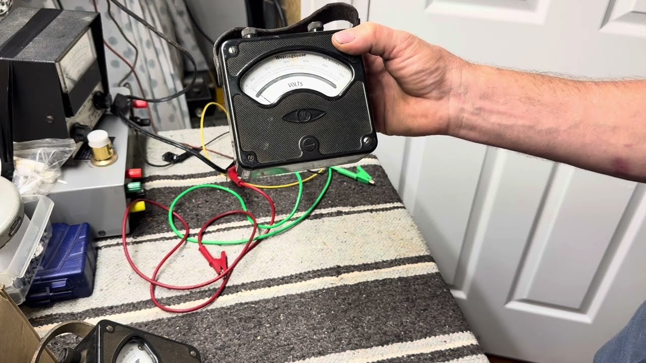 Another Vintage Antique A/C Volt Meter Let's open the sealed box