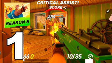 Guns of Boom - Gameplay Walkthrough Part 1 - Destroyer Gun REview (Android Games)