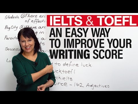 Quick & Easy Writing Tip for IELTS, TOEFL, TOEIC, PTE