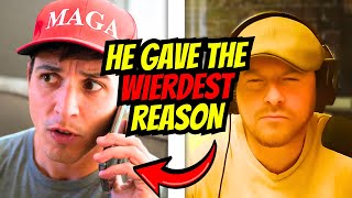 MAGA Supporter Has Weirdest Explanation Why He Didn't Vote For Kamala Harris