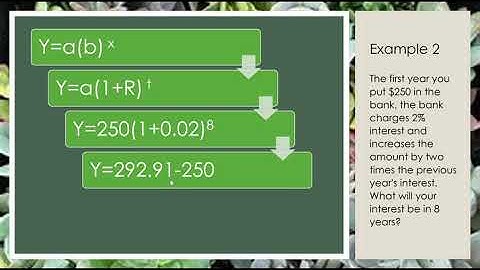 Lesson 7-7 Exponential Growth and Decay Algebra 1