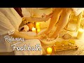 ASMR Relaxing Foot Bath for Your Tired Feet💛 gentle foot massage