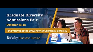 Graduate Programs in Psychology | UC Berkeley 2021 Graduate Diversity Admissions Fair