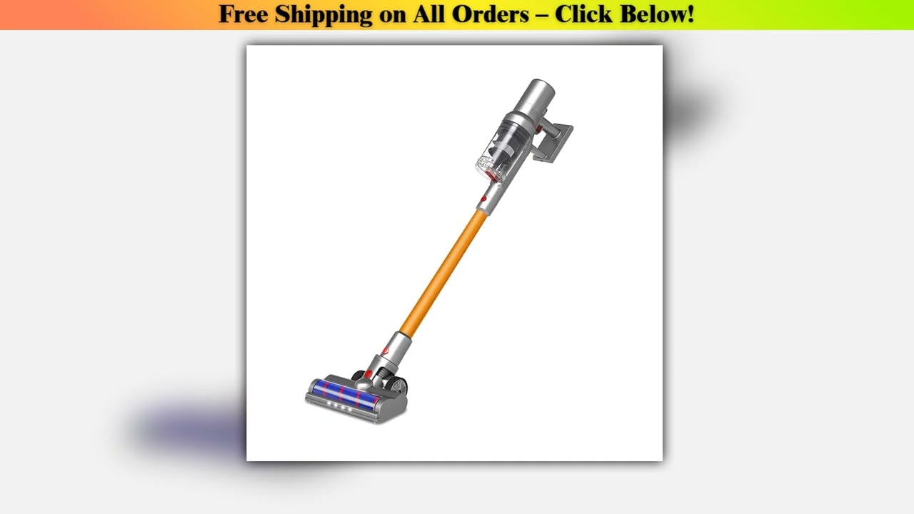 Wireless Handheld Vacuum Cleaner ABIR VC205,27000PA,Smart Dust Detction, Big Touch Screen,Auto