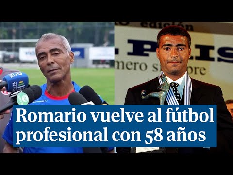 Romario vuelve al fútbol profesional con 58 años