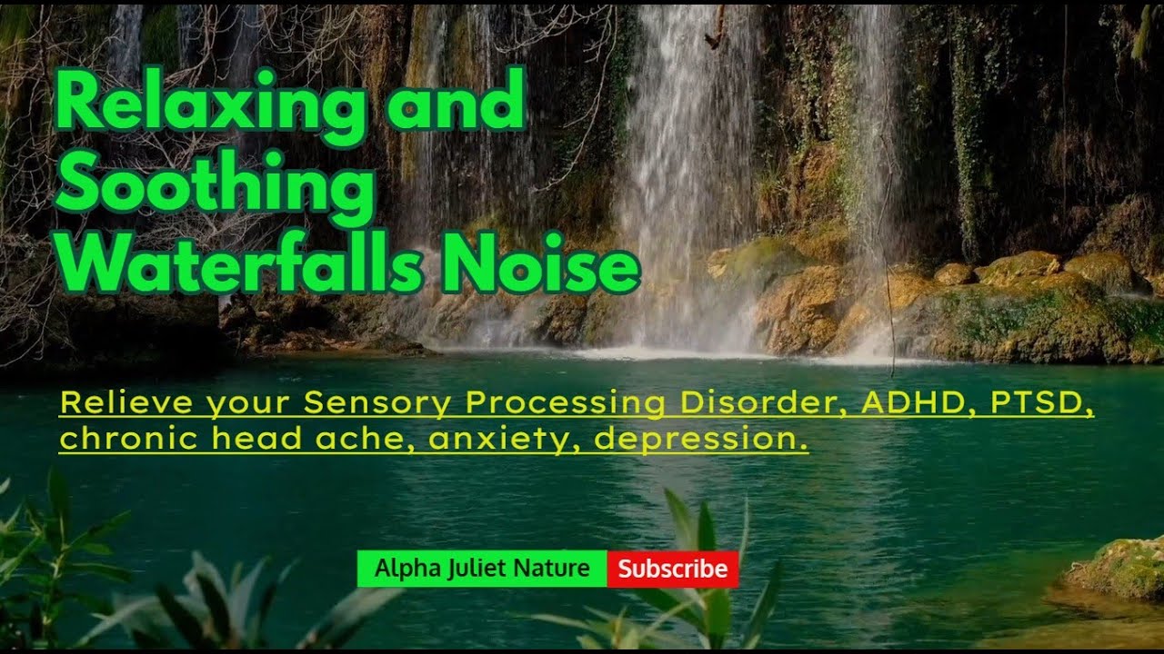 Relaxing & Soothing Waterfalls noise - masking distracting sounds.