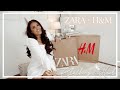 NEW IN ZARA + H&M | TRY ON HAUL!!
