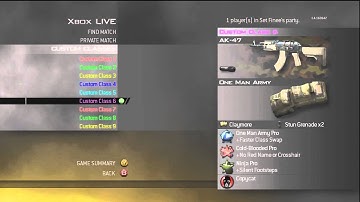 Set Finee: Thanks for 100! Bo2 & Mw2 Class Set Up!