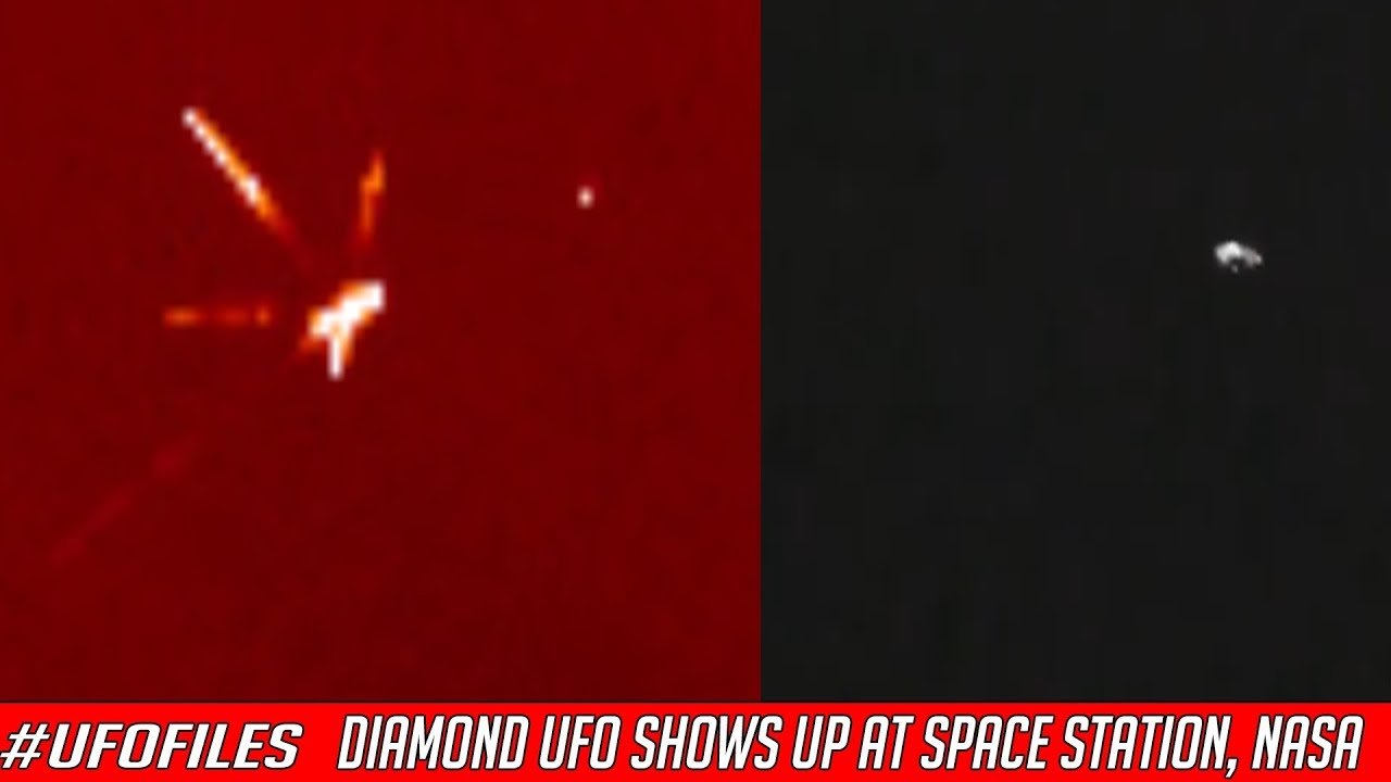 Diamond UFO Shows Up At Space Station, NASA Cuts Live Feed - YouTube