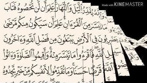 سورة المزمل يتلوها عليكم فضيلة الشيخ طارق يوسف عرفه