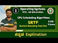SRTF Preemptive SJF CPU Scheduling Explained