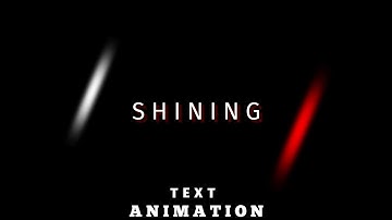 Shining Text Effect in Kinemaster | Kinemaster Editing | TEACH KINE