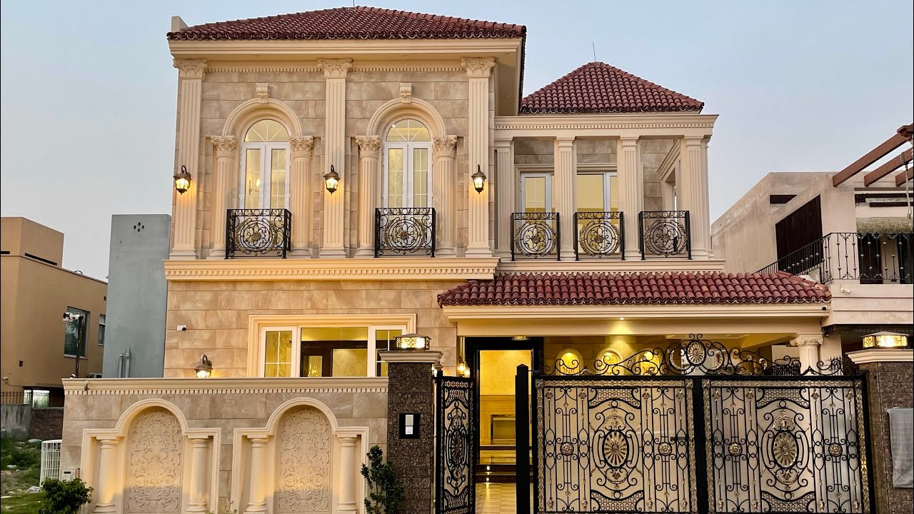 10 Marla Victorian Design House For Sale in DHA Phase 5, Lahore 