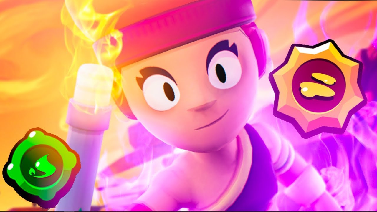 Amber Al Maximo Esta Demasiado Rota En Brawl Stars Youtube - skins imagenes de amber brawl stars