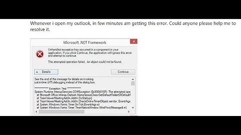 How To Fix Net Framework v 4 0 30319 Error easy steps