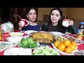 ЖЮЛЬЕН MUKBANG ПРЕДНОВОГОДНИЙ СТОЛ #2 Ayka Emilly Ask Fatima