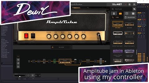 Amplitube jam in Ableton live