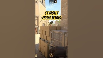 Mirage CT Molly From Tetris #cs2 #csgo #cs2lineups #counterstrike