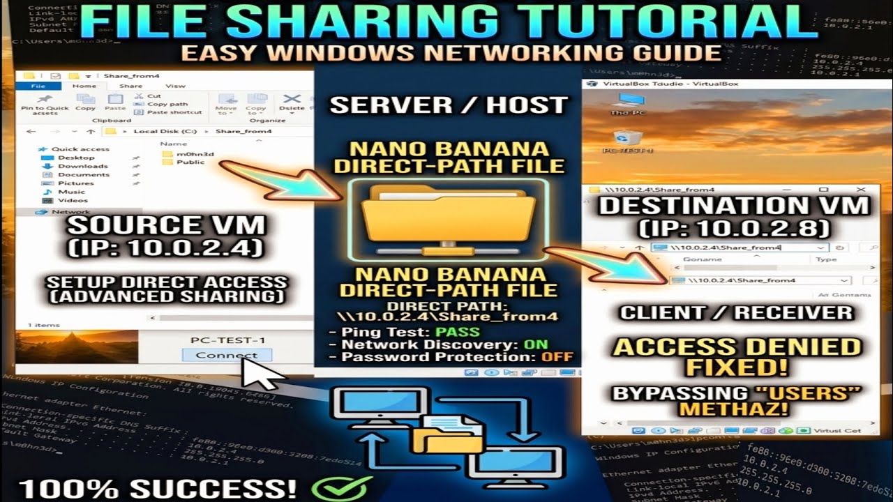 Windows Network File Step-by-Step: Windows Networking & File Sharing Guide π - YouTube