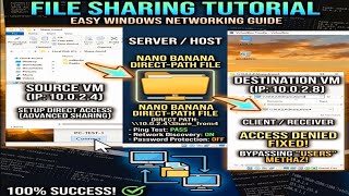 Step-by-Step: Windows Networking & File Sharing Guide 📂