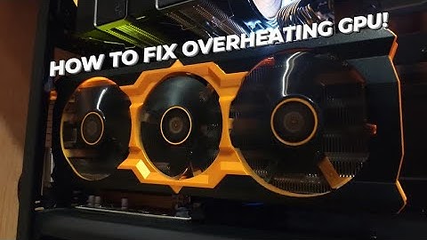 HOW TO FIX OVERHEATING GPU? - GPU Thermal Paste Change Tutorial Cool Down